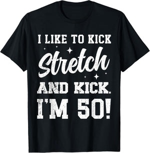 1974 Birthday - I'm 50 Years Old -Adults Black Cotton 80% Polyester 20% Modern Sports Classic Birthday T-Shirt - T-Shirt | Black