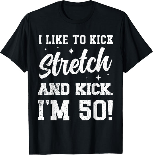 1974 Birthday - I'm 50 Years Old -Adults Black Cotton 80% Polyester 20% Modern Sports Classic Birthday T-Shirt - T-Shirt | Black