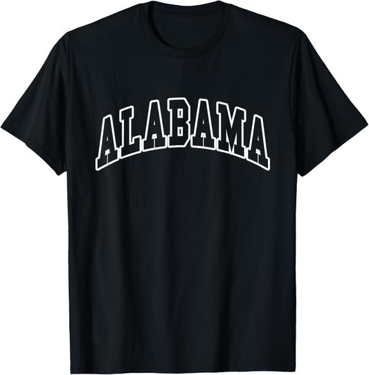 ALABAMA - AL - Throwback Design - Classic T-Shirt - T-Shirt | Black