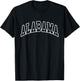 ALABAMA - AL - Throwback Design - Classic T-Shirt - T-Shirt | Black