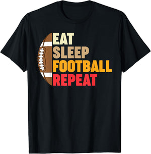 Funny American Football Women Kids Football Player T-Shirt - T-Shirt | Black