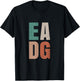 Vintage EADG Electric Bass Guitar EADG Tuning T-Shirt - T-Shirt | Black