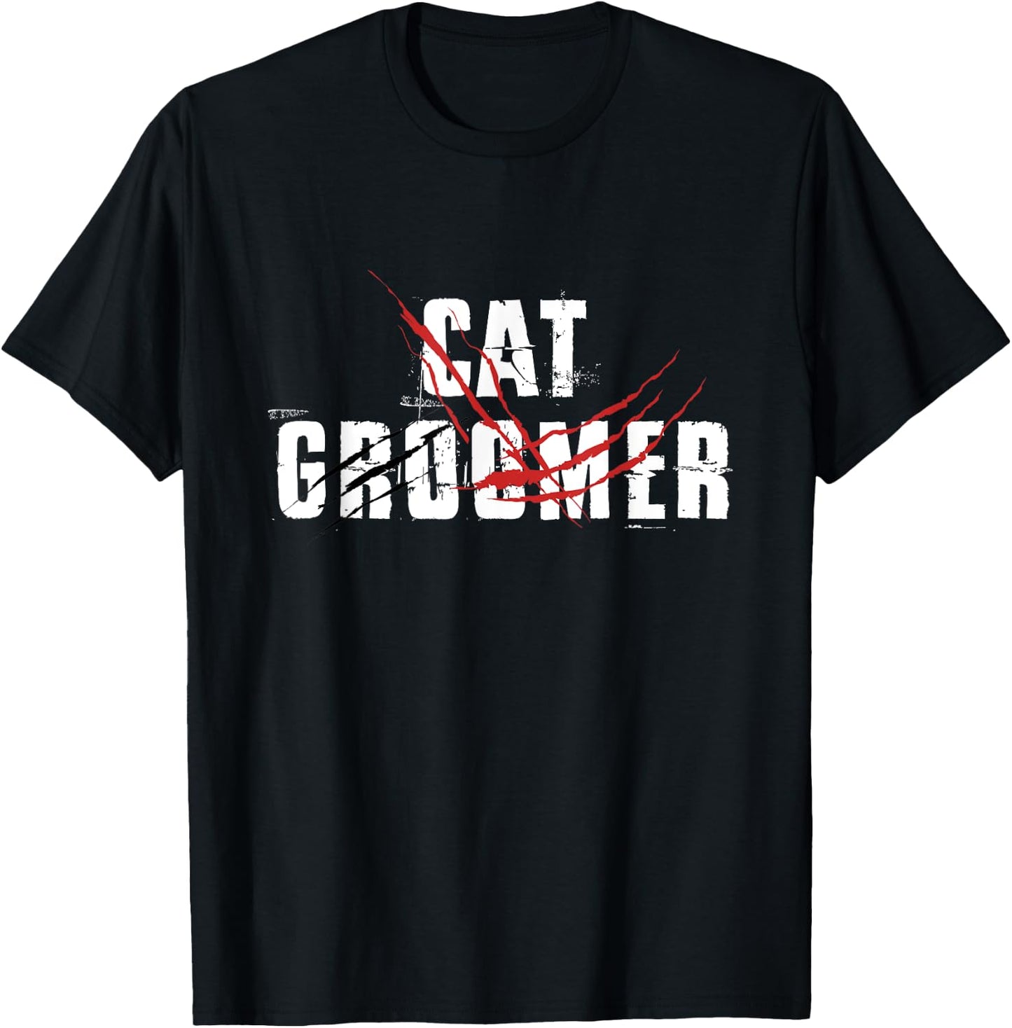 Cat Groomer Pet Grooming Cats Kitten Lover Owner Care Animal Men Women T-Shirt - T-Shirt | Black