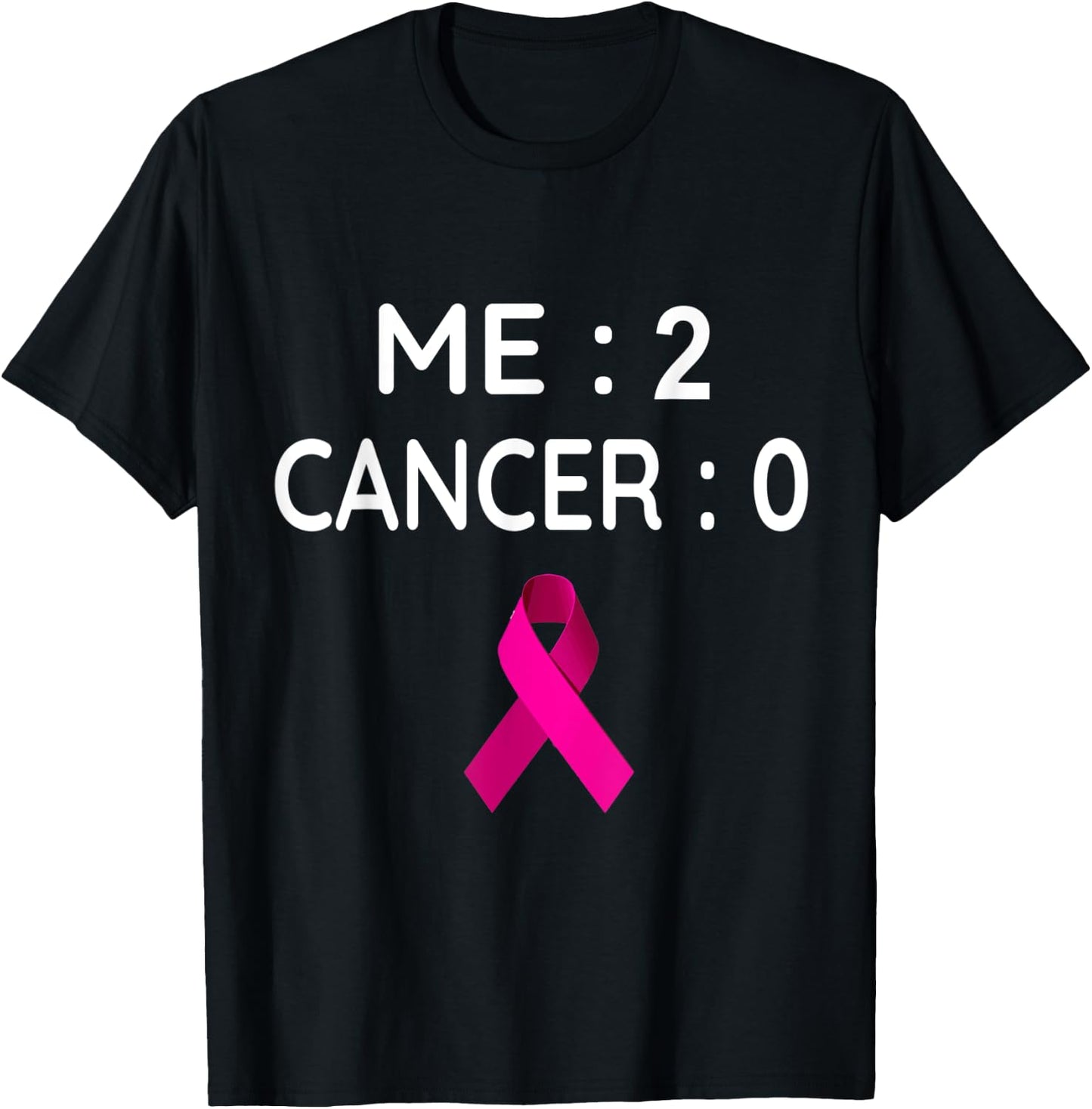 Breast Cancer Awareness Me 2 Cancer 0 T-Shirt - T-Shirt | Black