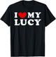 I Love My Lucy, I Heart My Lucy T-Shirt - T-Shirt | Black
