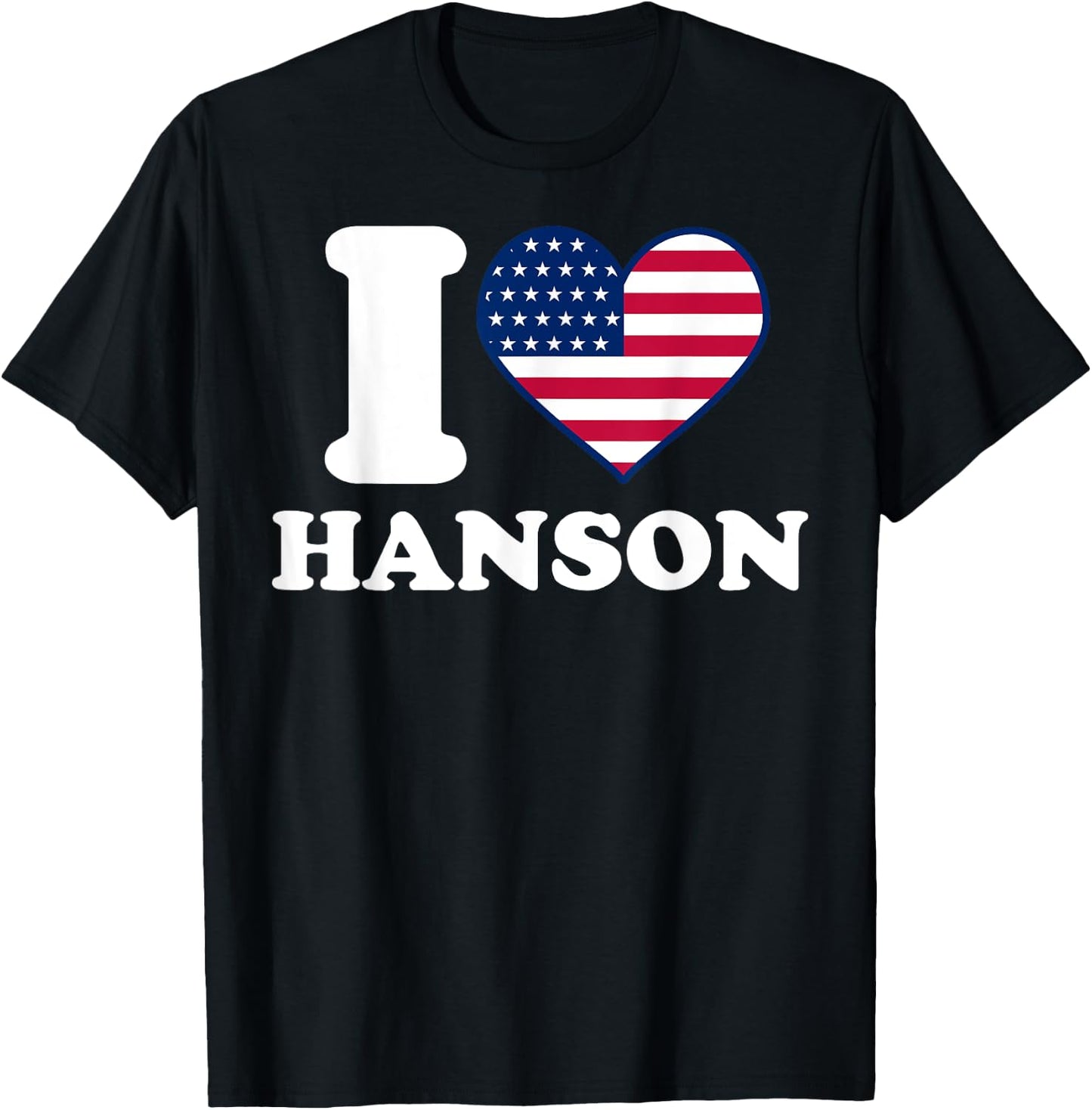 I love Hanson I heart Hanson T-Shirt - T-Shirt | Black