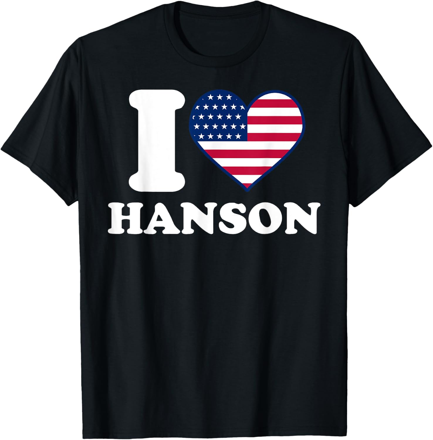 I love Hanson I heart Hanson T-Shirt - T-Shirt | Black
