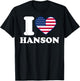 I love Hanson I heart Hanson T-Shirt - T-Shirt | Black