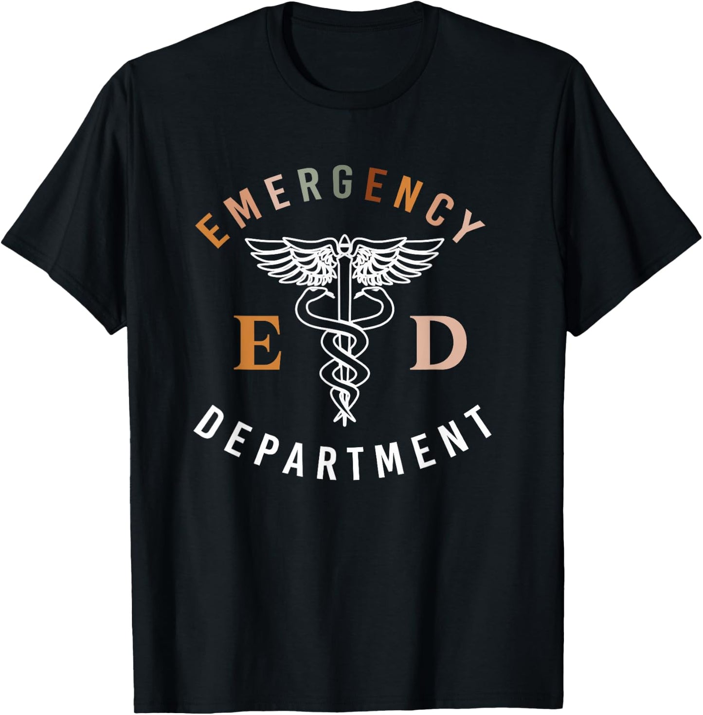 Emergency Department ER ED Emergency Room Nurse Trauma Nurse T-Shirt - T-Shirt | Black