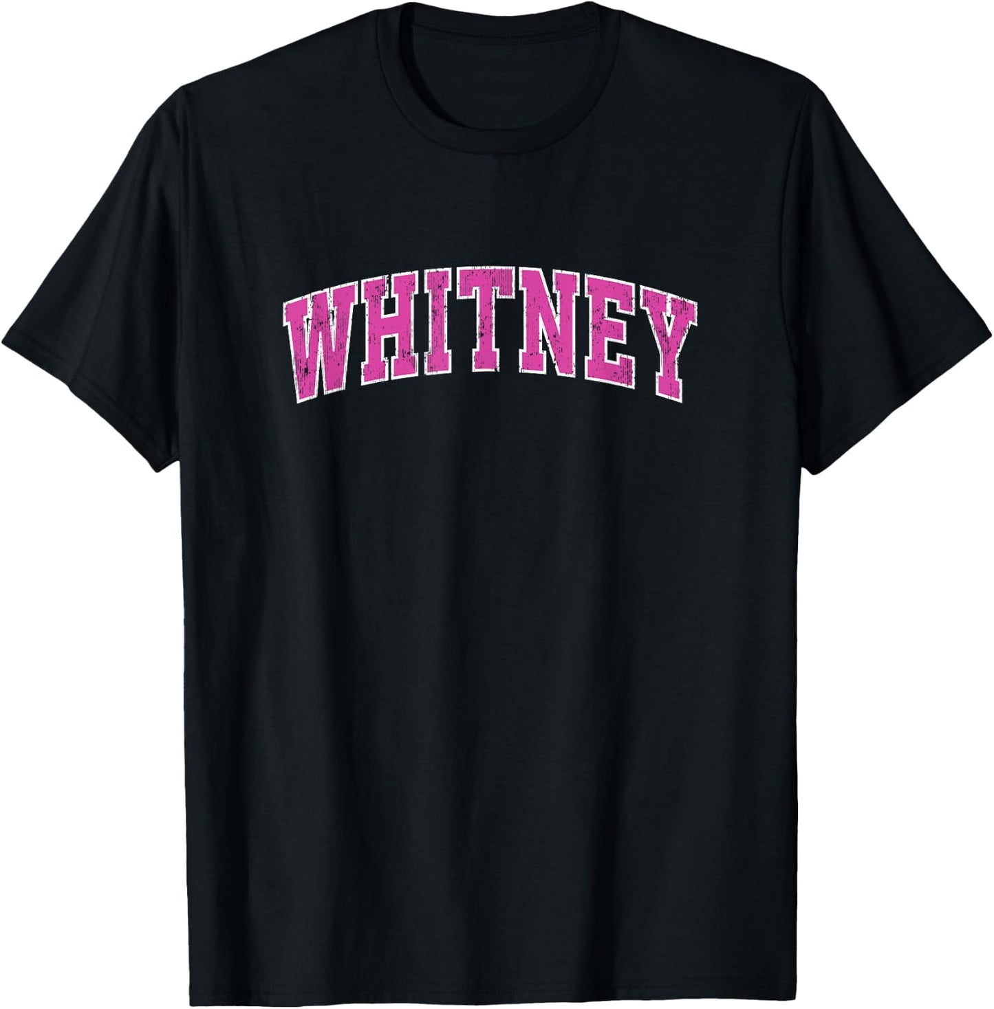 Whitney Nevada NV Vintage Sports Design Pink Design T-Shirt - T-Shirt | Black