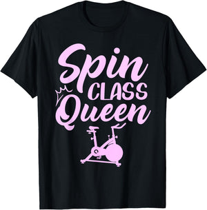 Spinning Class Spin Class Queen Spin T-Shirt - T-Shirt | Black