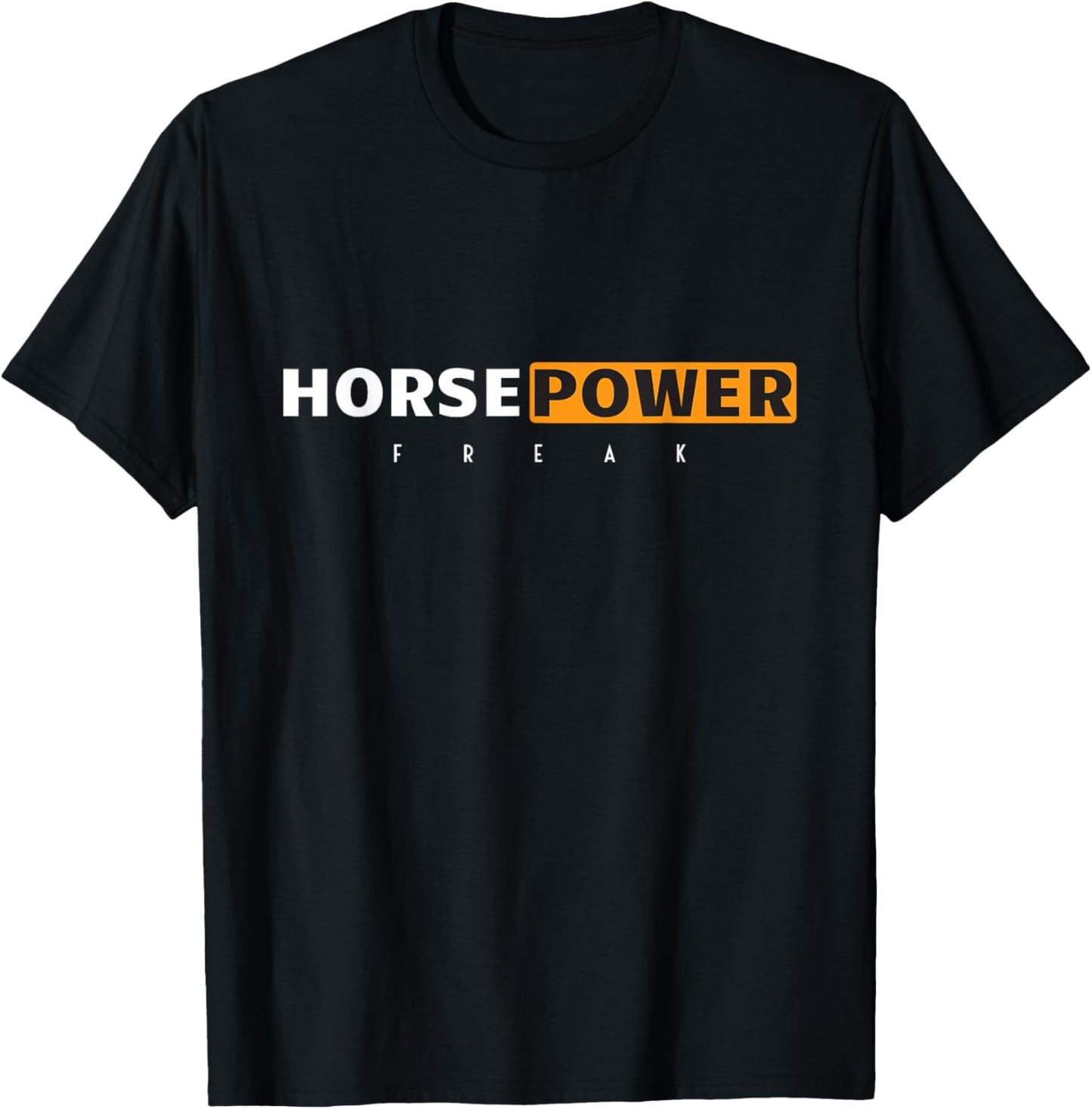 Horsepower Freak T-Shirt - T-Shirt | Black