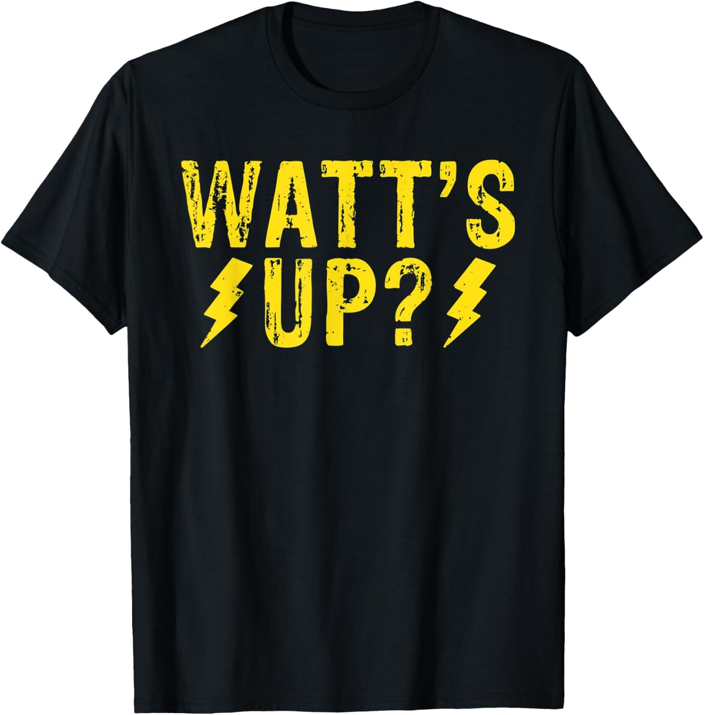 Watts up EV Electric Vehicle T-Shirt - T-Shirt | Black