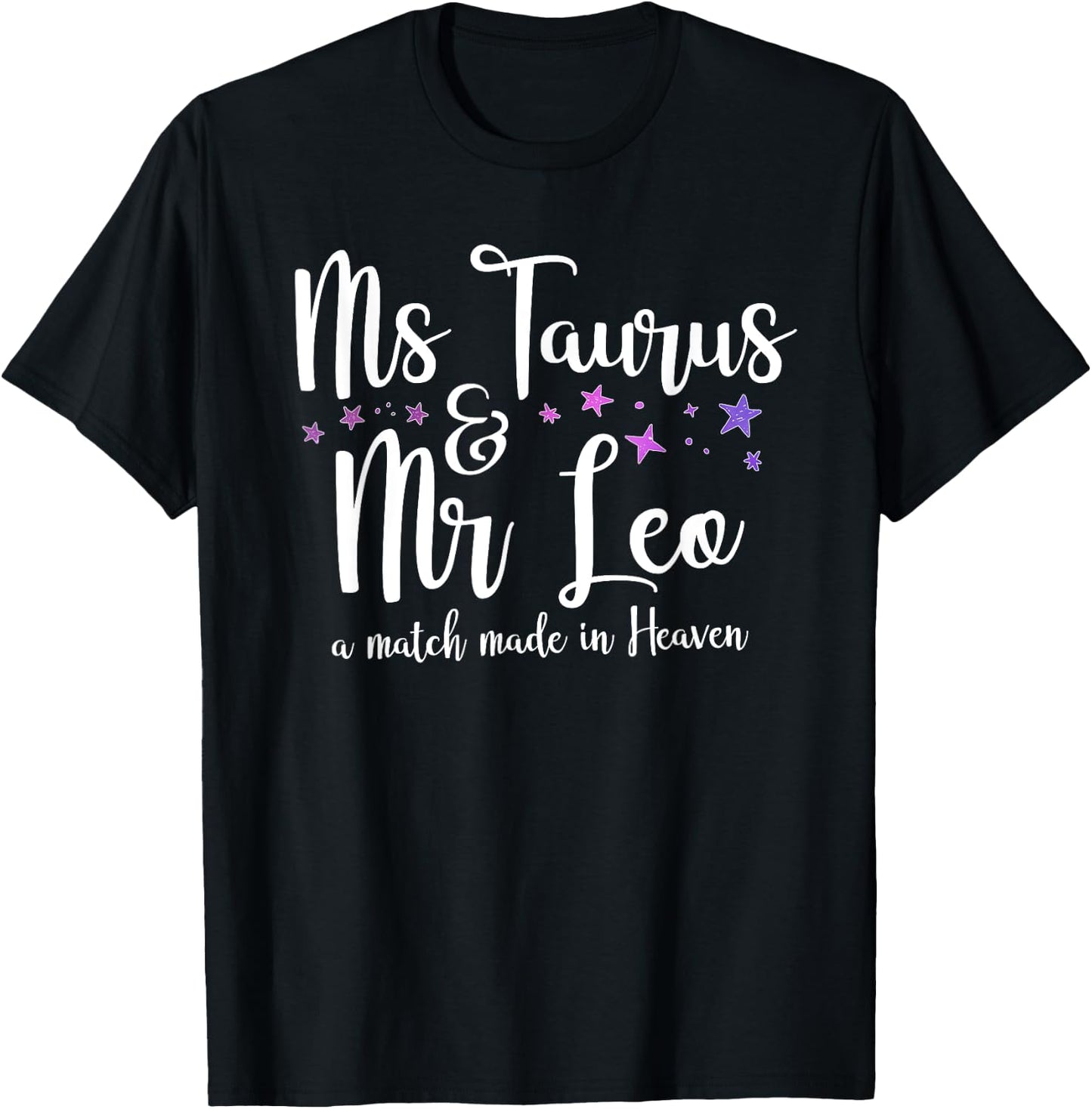 Taurus Wife Leo Husband T-Shirt - T-Shirt | Black