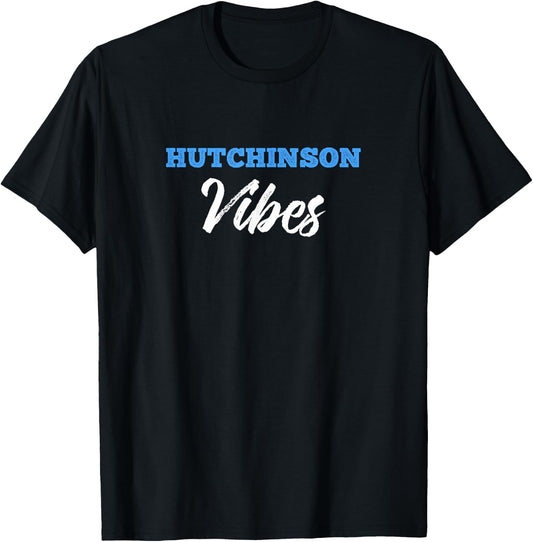 HUTCHINSON Vibes Simple City HUTCHINSON T-Shirt - T-Shirt | Black