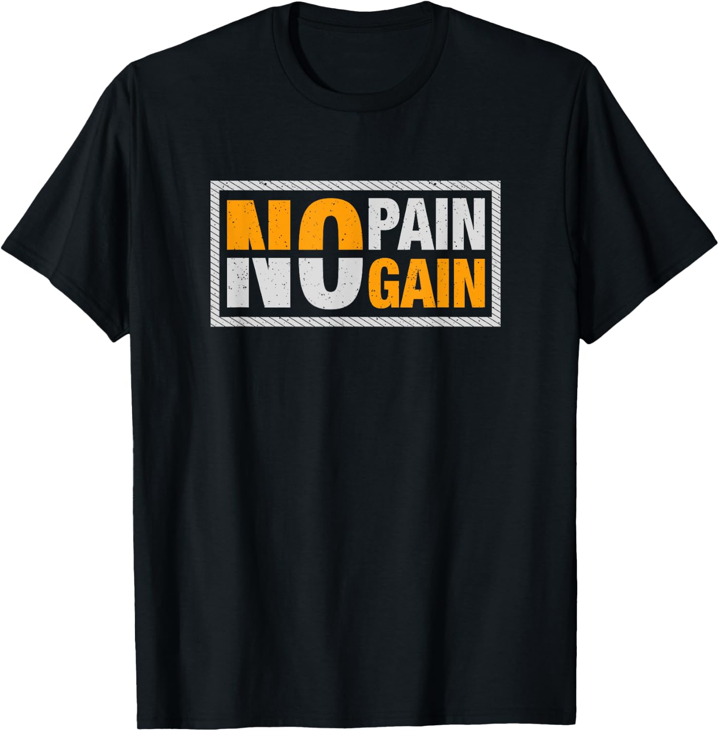 No pain no gain - Fitness T-Shirt - T-Shirt | Black