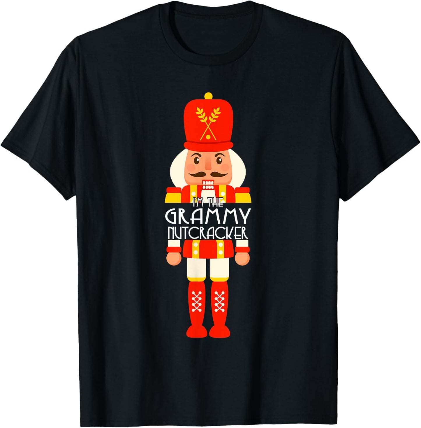 Grammy Nutcracker Matching Family Group Christmas Pajama T-Shirt - T-Shirt | Black