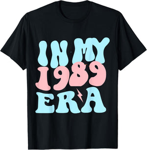 In My 1989 Era kids boys girls teachers T-Shirt - T-Shirt | Black