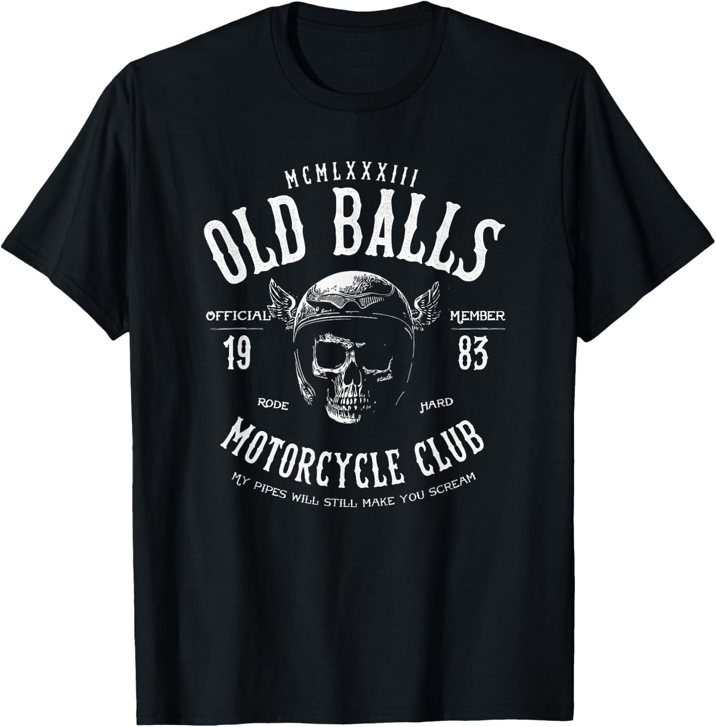 Vintage Motorcycle Birthday 's 40th Birthday T-Shirt - T-Shirt | Black