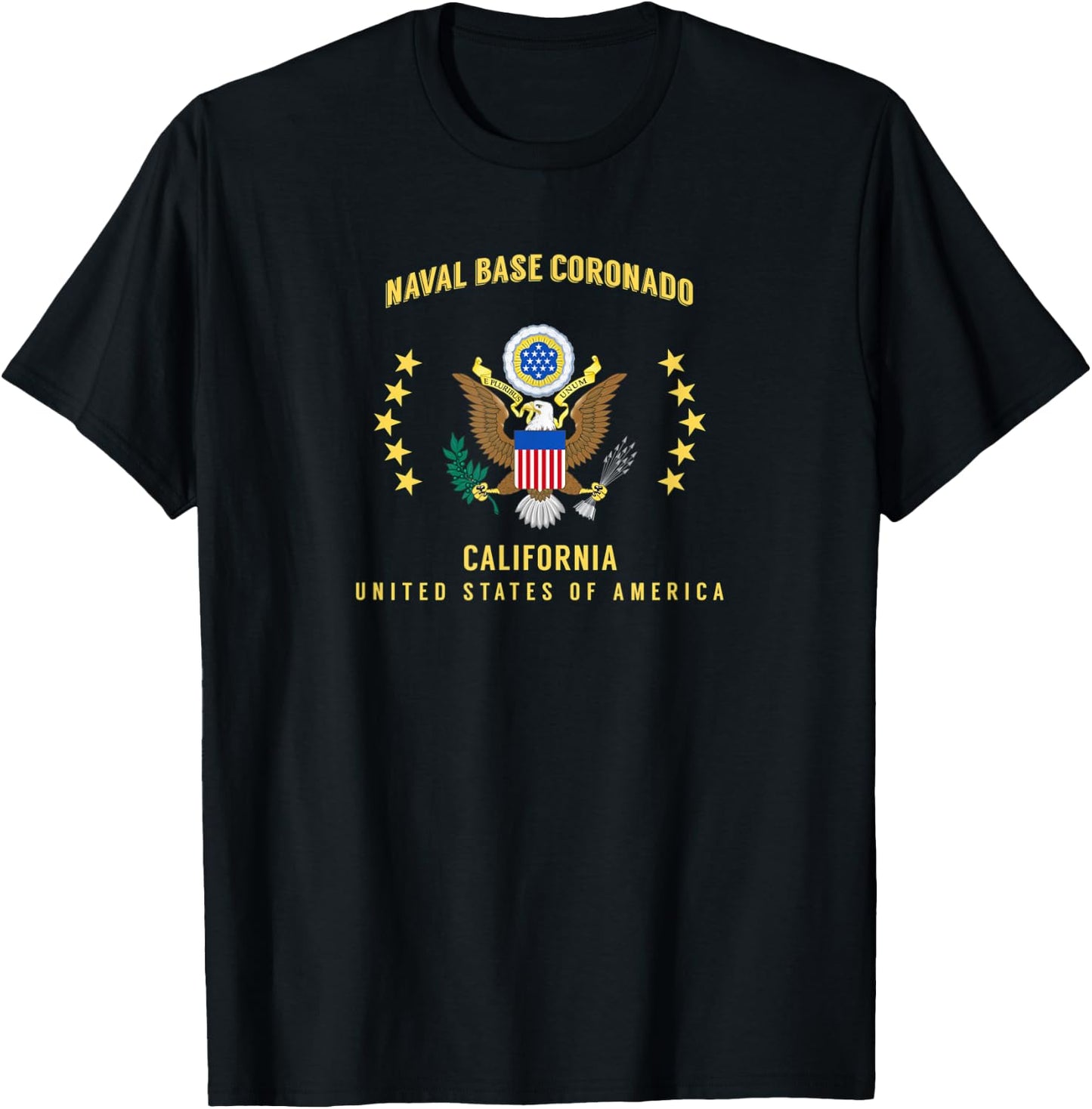 Naval Base Coronado T-Shirt - T-Shirt | Black