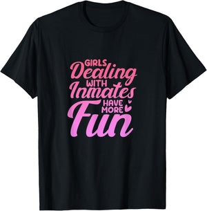 Female Nurses - Emergency Room Jail Worker Corrections Nurse T-Shirt - T-Shirt | Black