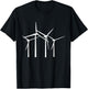 Wind Turbine Wind Energy Wind Turbine T-Shirt - T-Shirt | Black
