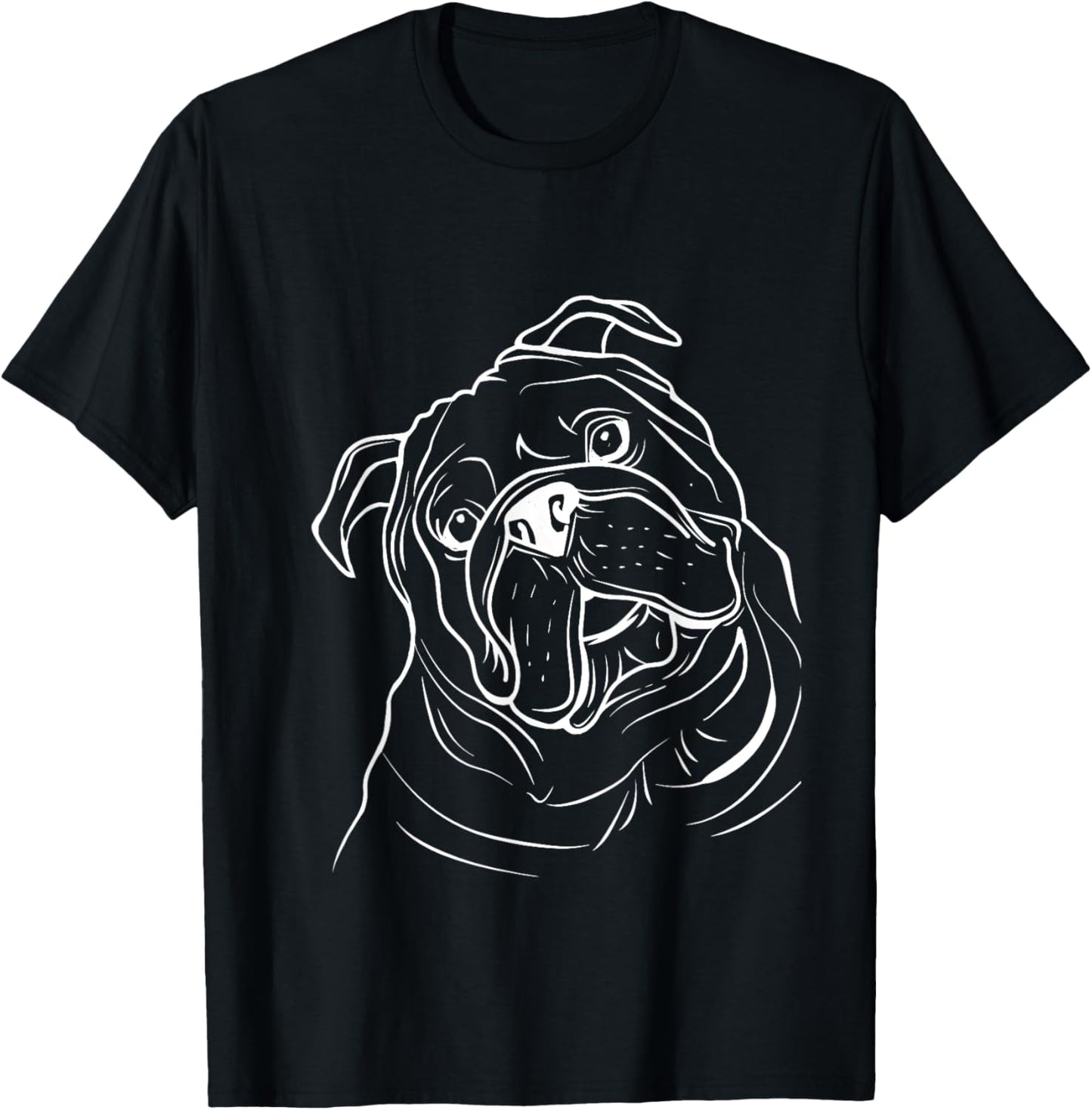 Funny English Bulldog - Dog Owner Animal Lover Puppy T-Shirt - T-Shirt | Black