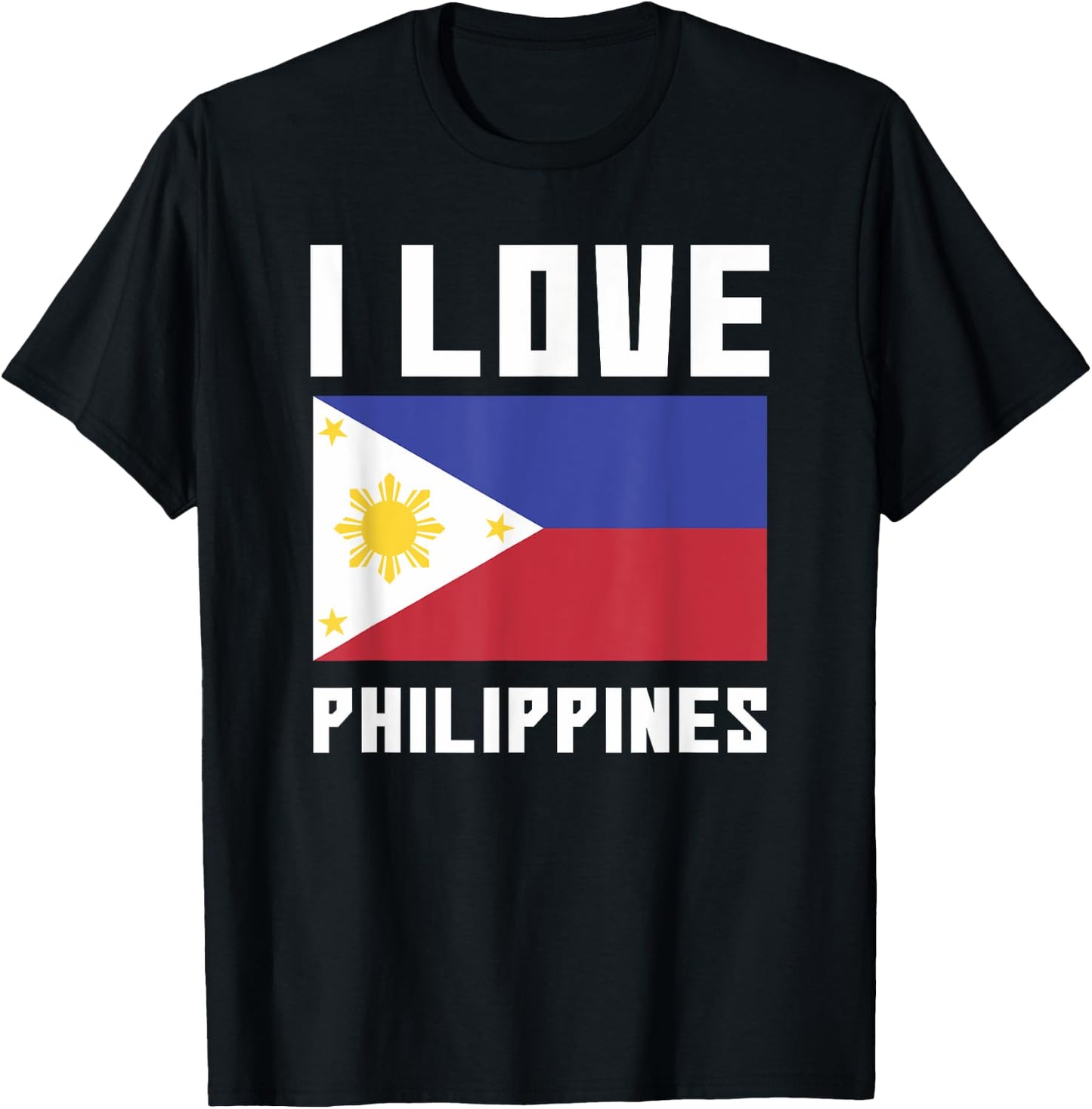 I Love Philippines I Heart Philippines Family Travel T-Shirt - T-Shirt | Black