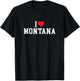 Montana - I Love Montana - MT - Throwback Design - Classic T-Shirt - T-Shirt | Black