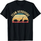 Team Herbivore Cute Dinosaur T-Shirt - T-Shirt | Black