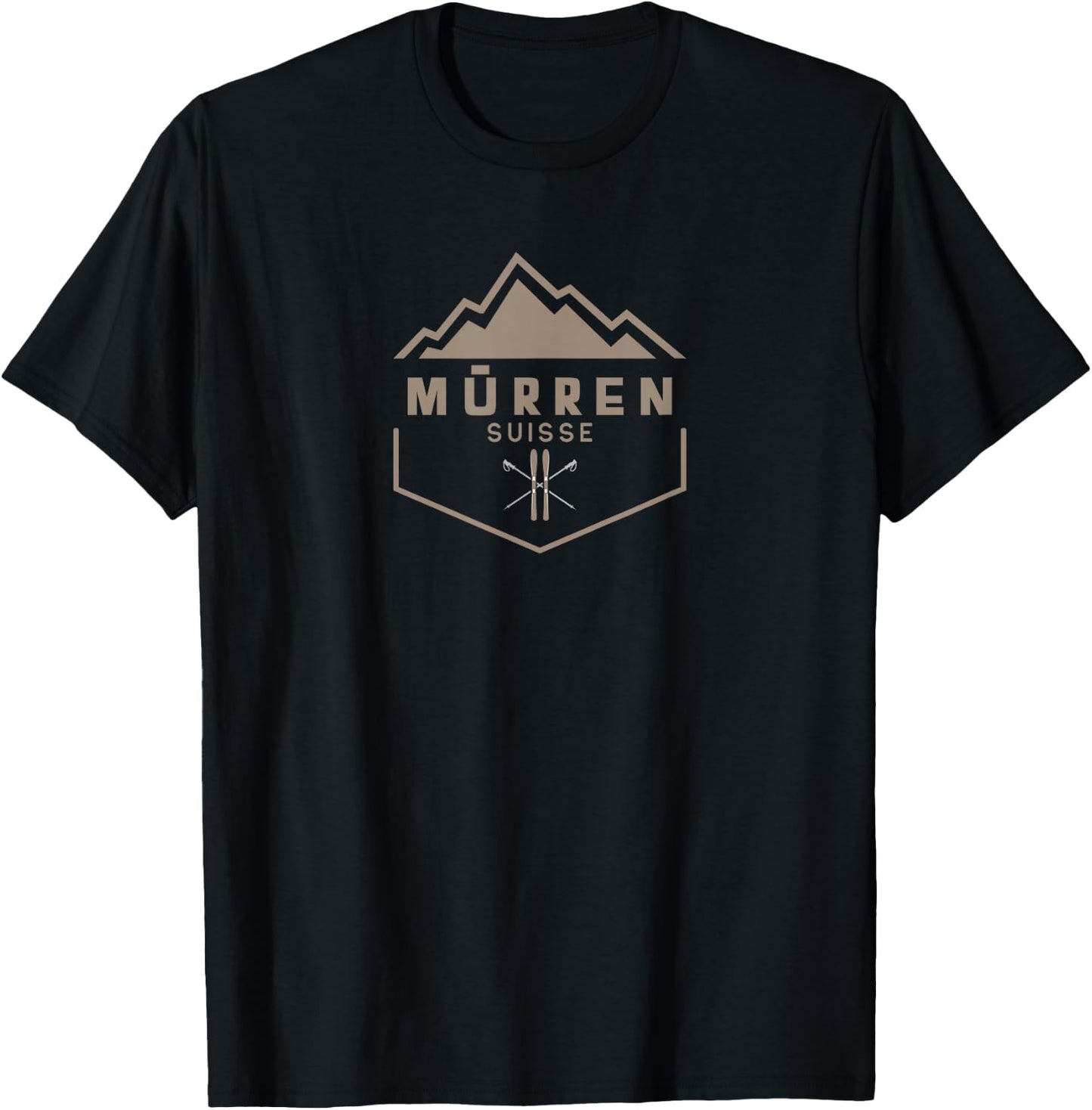 Mürren Suisse T-Shirt - T-Shirt | Black