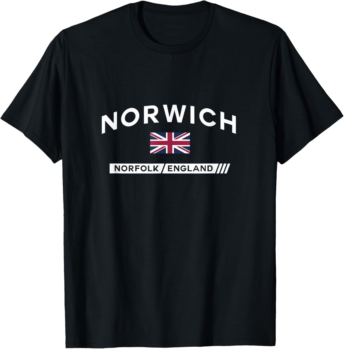 Norwich, Norfolk, East, England UK T-Shirt - T-Shirt | Black