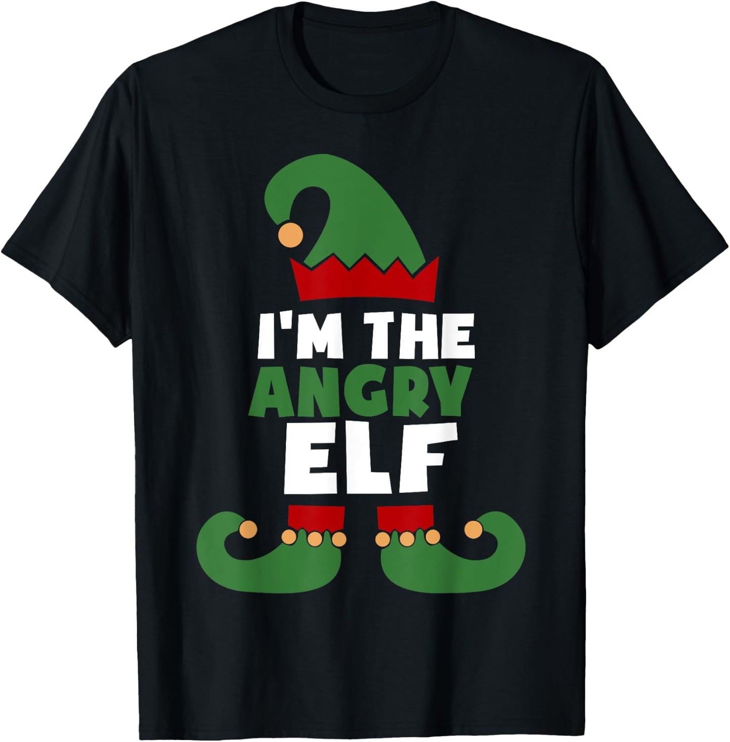 I'm The Angry Elf T-Shirt - T-Shirt | Black