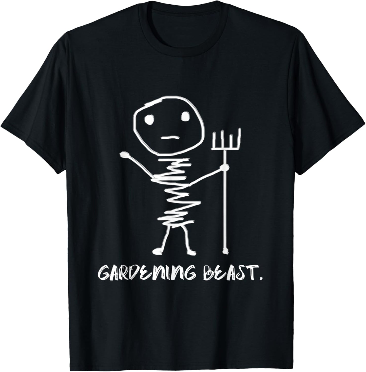 Garden Beast Gardener Gardening Nursery Plants Gift T-Shirt - T-Shirt | Black