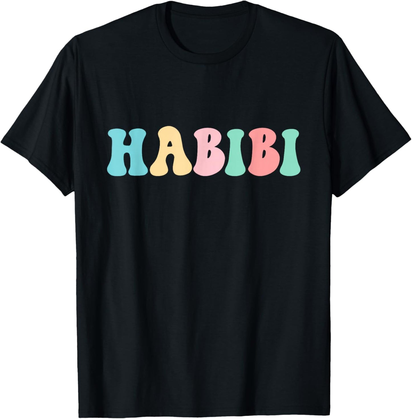 Habibi Darling Arabic T-Shirt - T-Shirt | Black