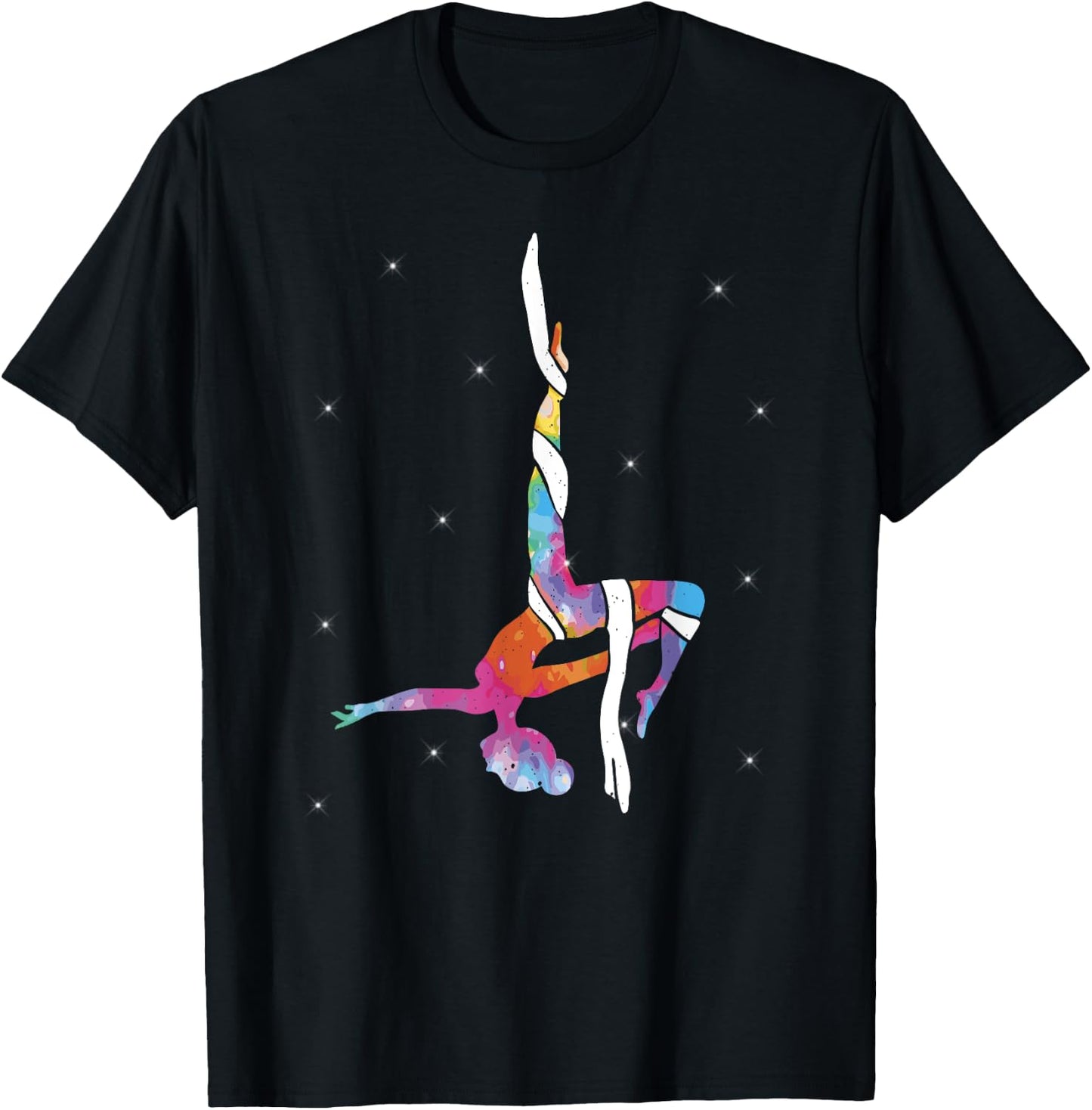 Aerialist - Aerial silk yoga - Aerial silks Acrobatics T-Shirt - T-Shirt | Black