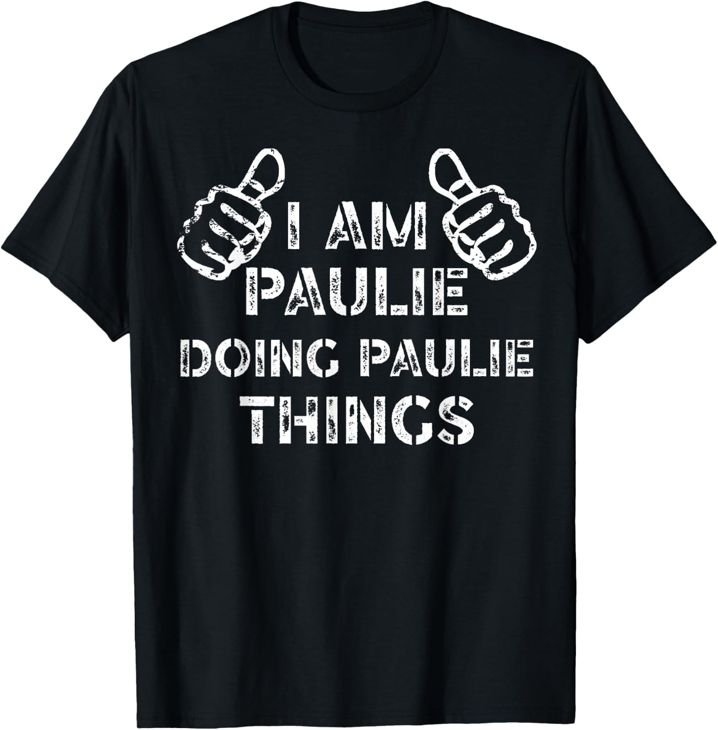 Christmas Paulie DOING Paulie THINGS lazy Halloween costume T-Shirt - T-Shirt | Black
