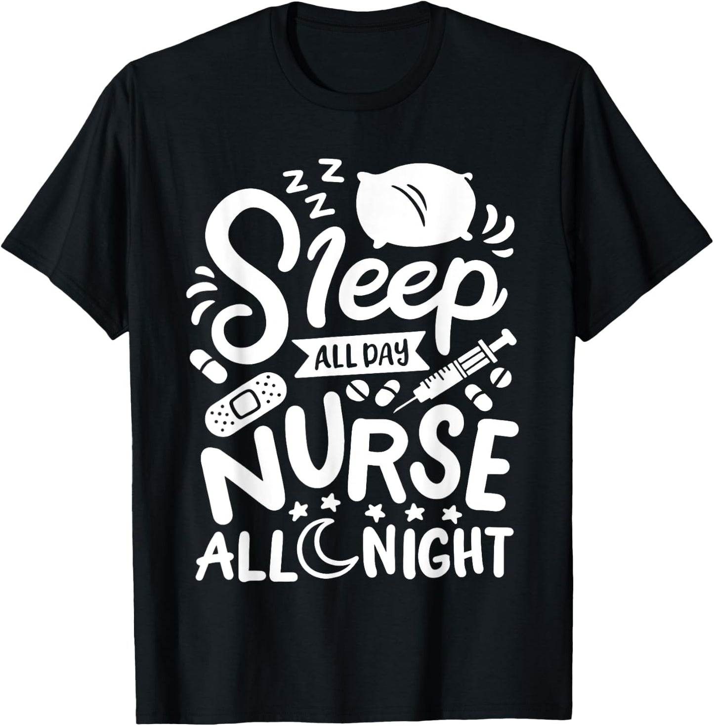 Nurse Nursing RN T-Shirt - T-Shirt | Black