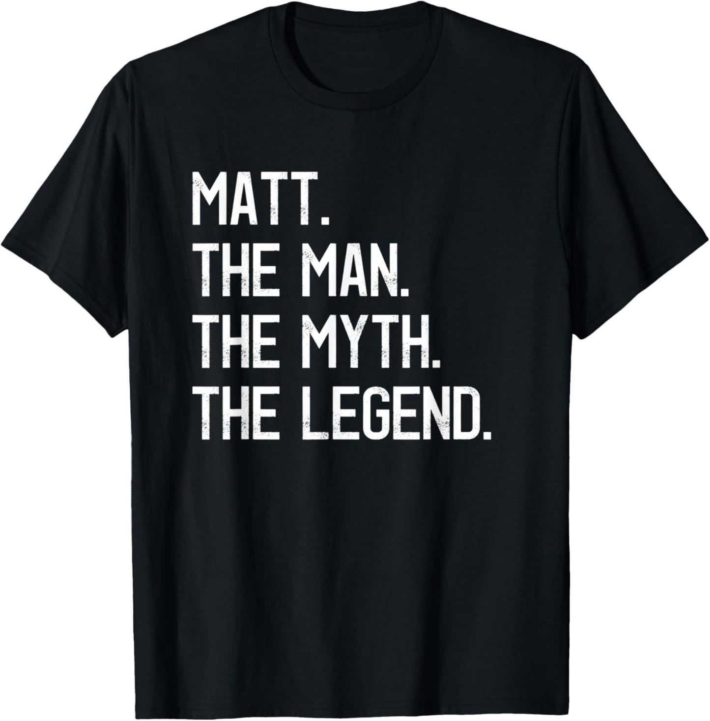 Matt The Man The Myth The Legend Proud Family Matt T-Shirt - T-Shirt | Black