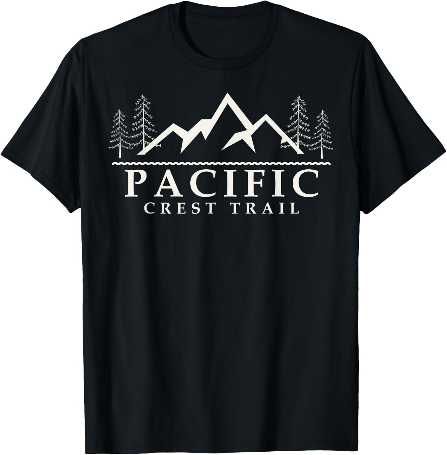Pacific Crest Trail Hiking T-Shirt - T-Shirt | Black
