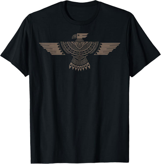 Native American Thunderbird Indigenous Peoples Day T-Shirt - T-Shirt | Black
