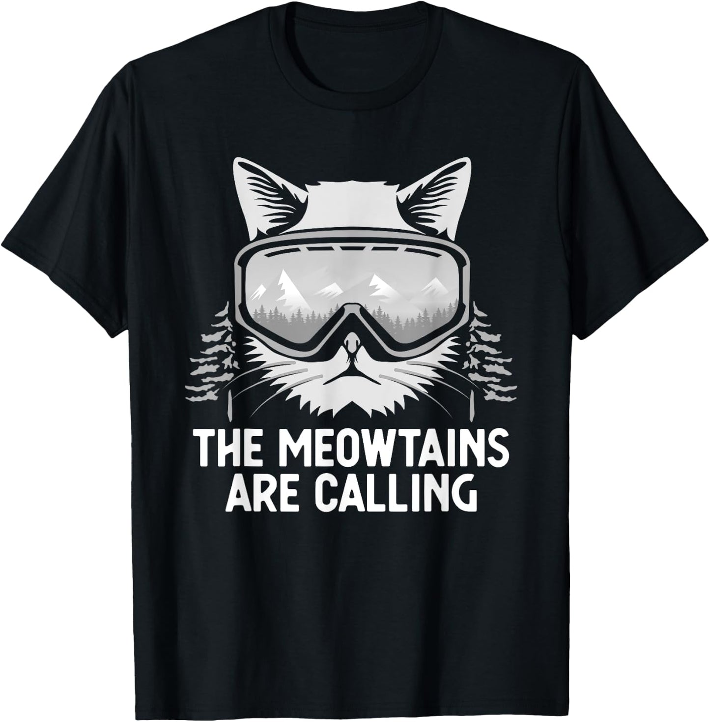 Cool Snowboard Women Kids Ski Lover Mountain Skier T-Shirt - T-Shirt | Black