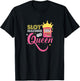 Slot Machine Queen - Funny Casino Gambling Gambler T-Shirt - T-Shirt | Black