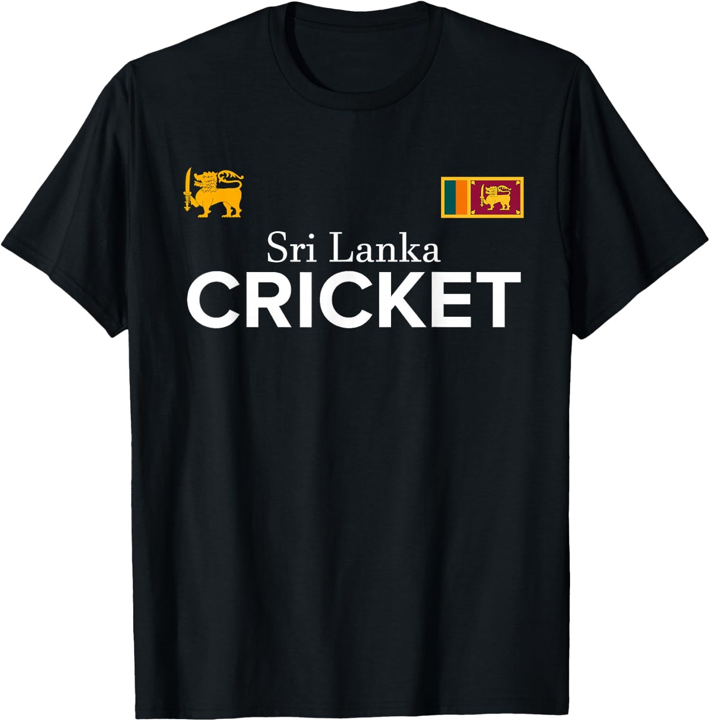 Cricket Sri Lanka Best Fans Gift Boys or Girls T-Shirt - T-Shirt | Black