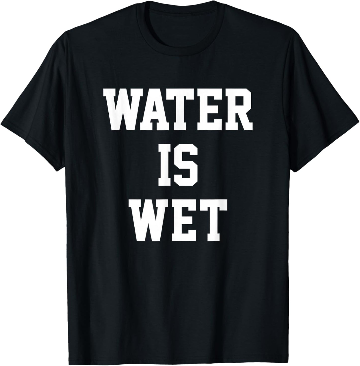 Water Is Wet T-Shirt - T-Shirt | Black