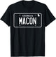 Macon Georgia License Plate, Macon T-Shirt - T-Shirt | Black
