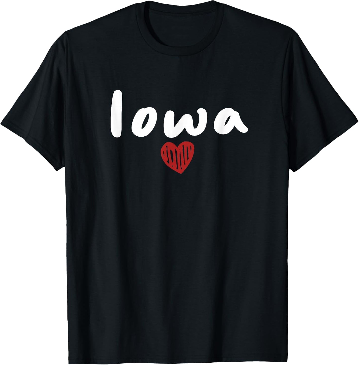 IOWA - I Love Iowa - Classic T-Shirt - T-Shirt | Black
