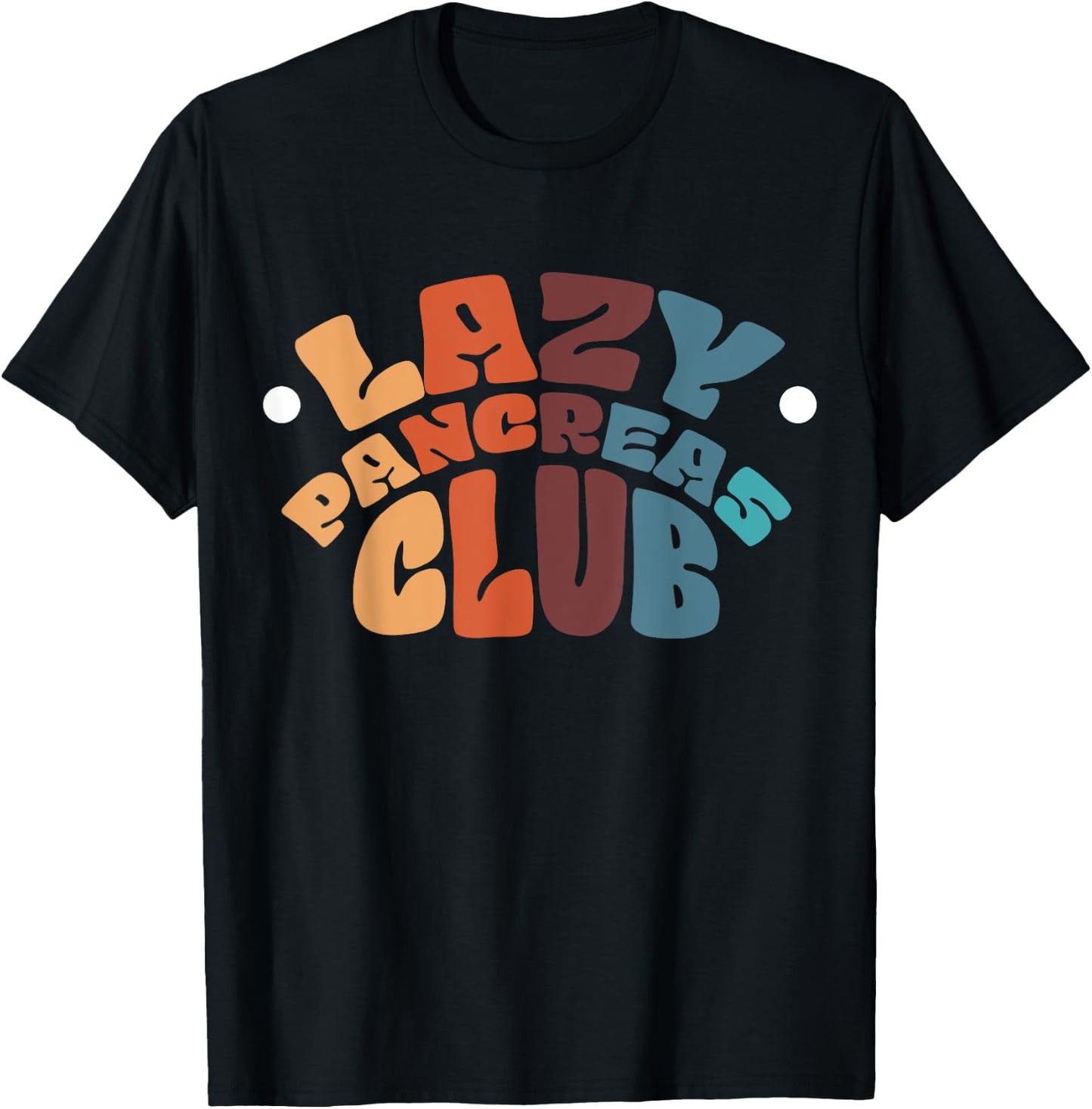 Lazy Pancreas Club T-Shirt - T-Shirt | Black