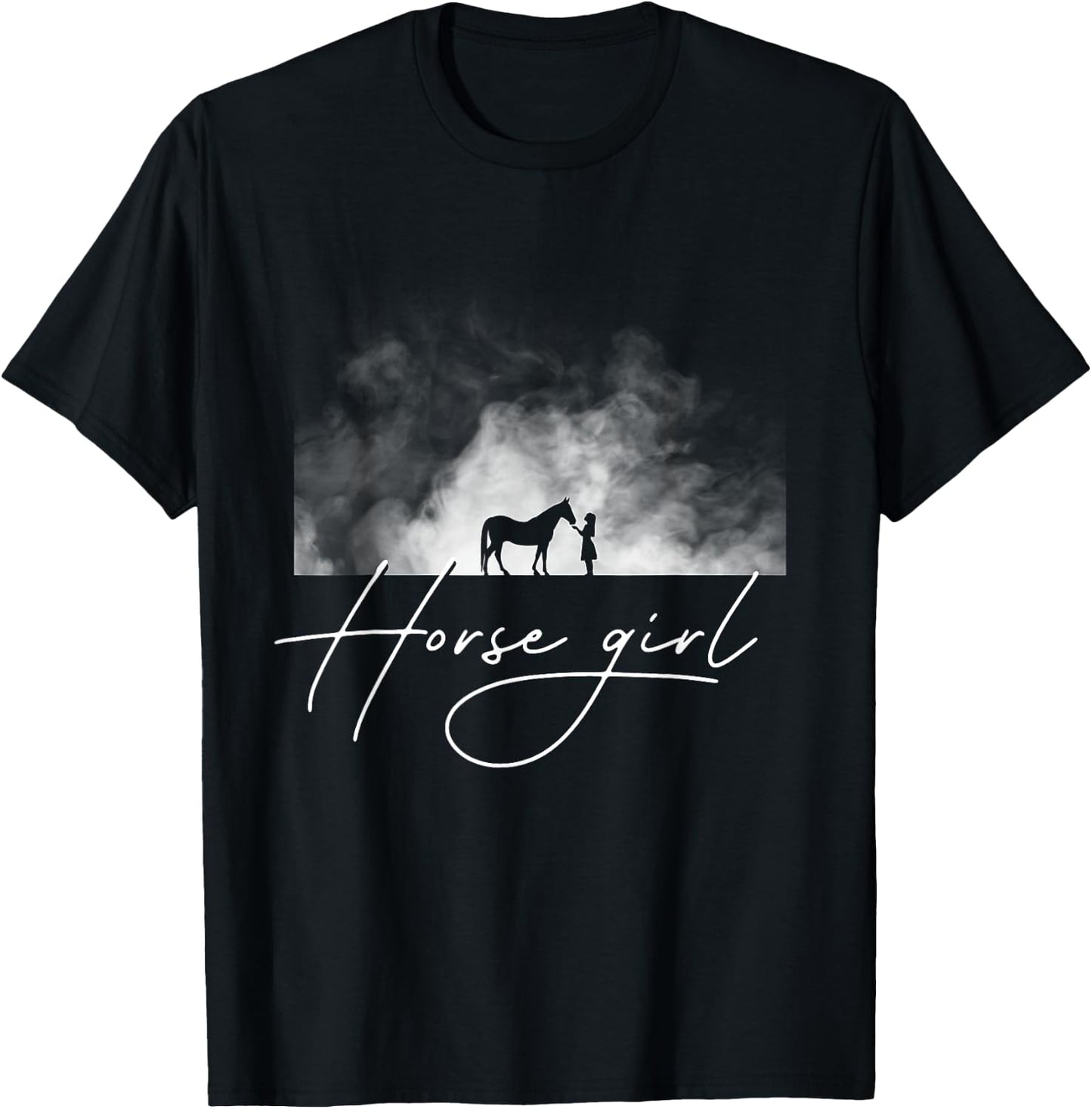 Horse Girl Horseback Riding Apparel - Horse T-Shirt - T-Shirt | Black