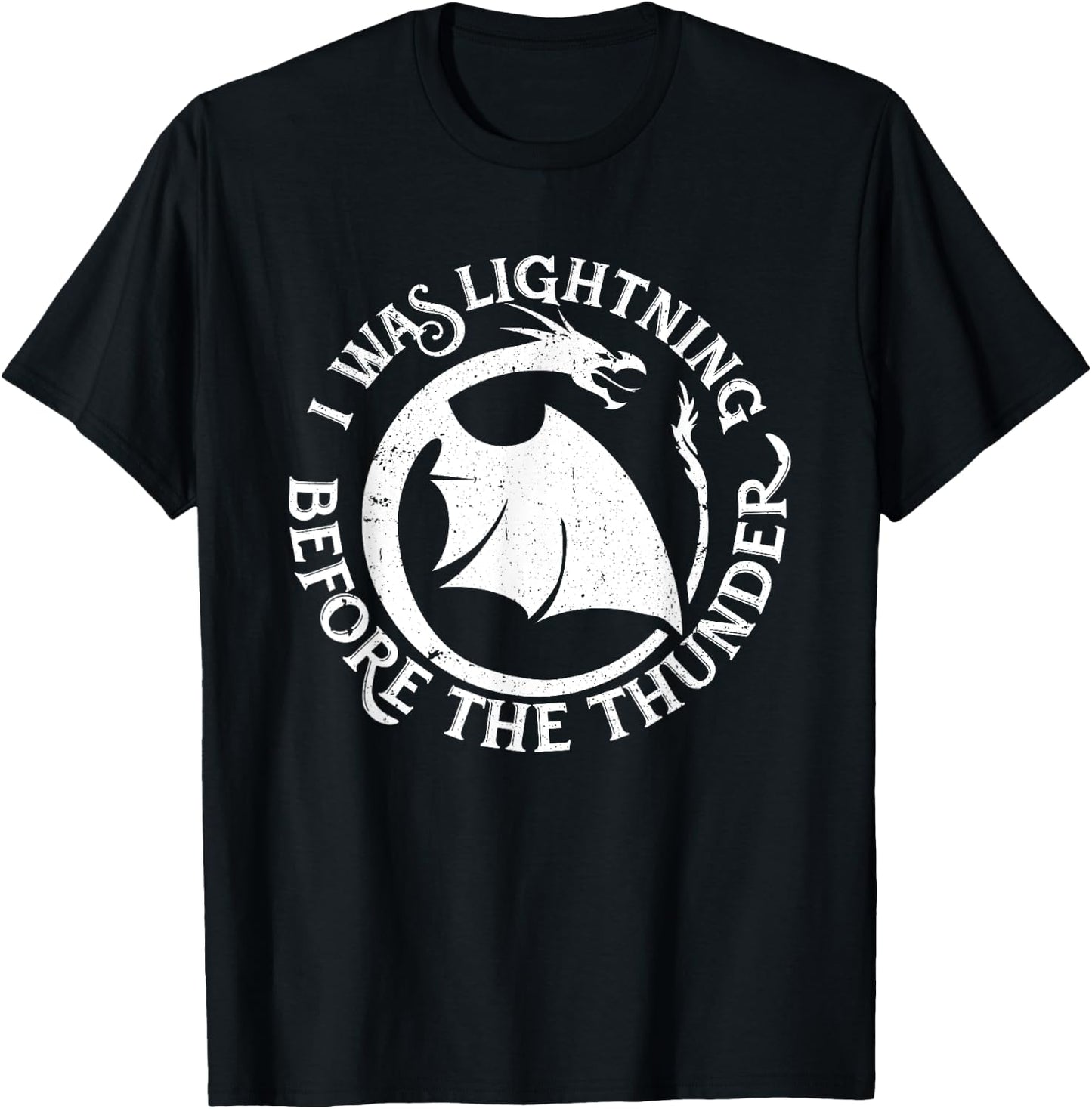 I Was Lightning Before the Thunder T-Shirt - T-Shirt | Black